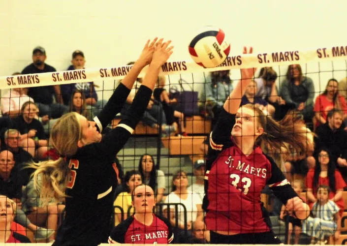 Wirt County volleyball ousts St. Marys in four sets